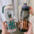 Large-capacity sports water bottle