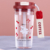 Portable Sports Double Drinking Straw Cup
