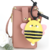 Bee Stress Relief Squeeze Keychain
