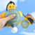 Turtle Stress Relief Squeeze Keychain