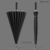 24 Bone Long Handle Umbrella