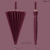 24 Bone Long Handle Umbrella
