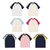 Color - Blocked Three - Stripe Raglan - Sleeve Cotton Short - Sleeve T - Shirt