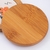 Customized Round Bamboo Ceramic Retro Absorbent Coaster