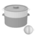 Silicone microwave steamer