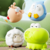 Stress - relieving squishy bubble - blowing figurine