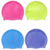 Silicone swimming cap