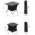 Portable Aluminum Folding Table with Storage Bag