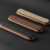 Black walnut wood temporary parking number plate