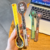 Stainless steel chopsticks and spoon set, portable tableware