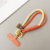 Contrast color woven mobile phone lanyard keychain