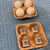 Egg button decompression toy