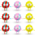 3D silicone decompression staring coal ball toy