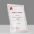 Aluminum alloy bracket certificate photo frame