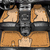 One-piece car floor mat