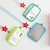 Contrast color soft shell card holder