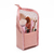 Standing visual makeup bag