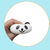 Panda squeeze decompression toy