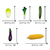 Corn and Eggplant Squishy Stress Relief Toy