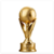 Metal Baseball Trophy