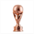 Metal Baseball Trophy