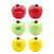 Apple stress ball squeeze toy