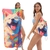 Folding 2-in-1 Beach Towel Organizer Backpack