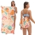Folding 2-in-1 Beach Towel Organizer Backpack