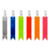 Custom multi-color reflective streamers