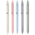 Low center of gravity steel ball pen clip gel pen