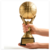 Metal Basketball Trophy
