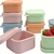 Thickened microwaveable silicone lunch box