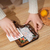 Ceramic solid wood cup Coaster