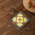 Ceramic solid wood cup Coaster