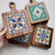 Ceramic solid wood cup Coaster