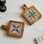 Ceramic solid wood cup Coaster