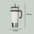 Stainless steel straw thermos cup