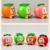 Fruit-Shaped Lucky Draw Model Ornament Keychain
