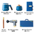 5-Piece Set: Massage Gun, Office Mug and Notebook