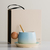  Gradient Ceramic Coffee Cup Gift Box with Wooden Handle