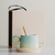  Gradient Ceramic Coffee Cup Gift Box with Wooden Handle