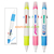 Paris - Push Action Multi Function 4 Colors Ball Plastic Pen And Highlighter