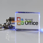 LED Crystal Printing Key Chains