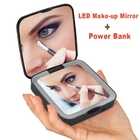 LED Dual Mirror Power Bank-Square