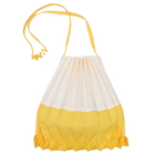 Pleated-design Canvas Bag