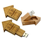 House-shape Wooden USB Flash Drive