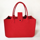 Buckle Felt Handbag