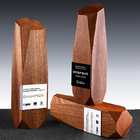 Solid Wood Creative Lettering Metal Trophy