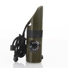 7 in 1 Compass Whistle Temperature