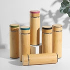 Portable Bamboo Shell Thermos Cup With Cover